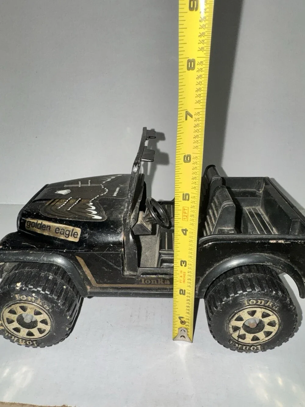 Vintage Tonka Golden Eagle Jeep Black 811850 Made USA Toy 1980